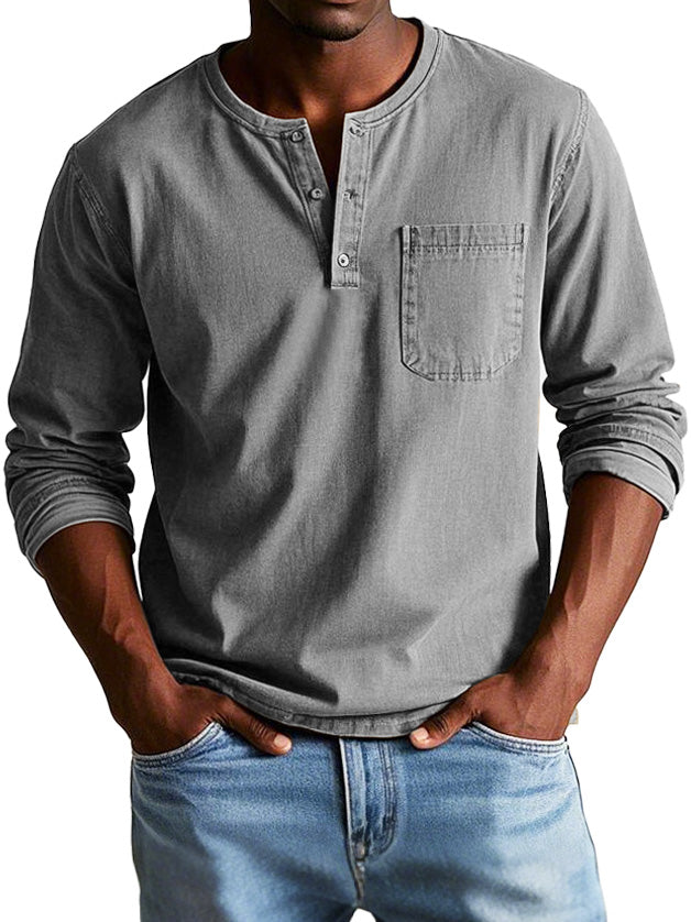 La Baule | Chemise Vintage à Manches Longues
