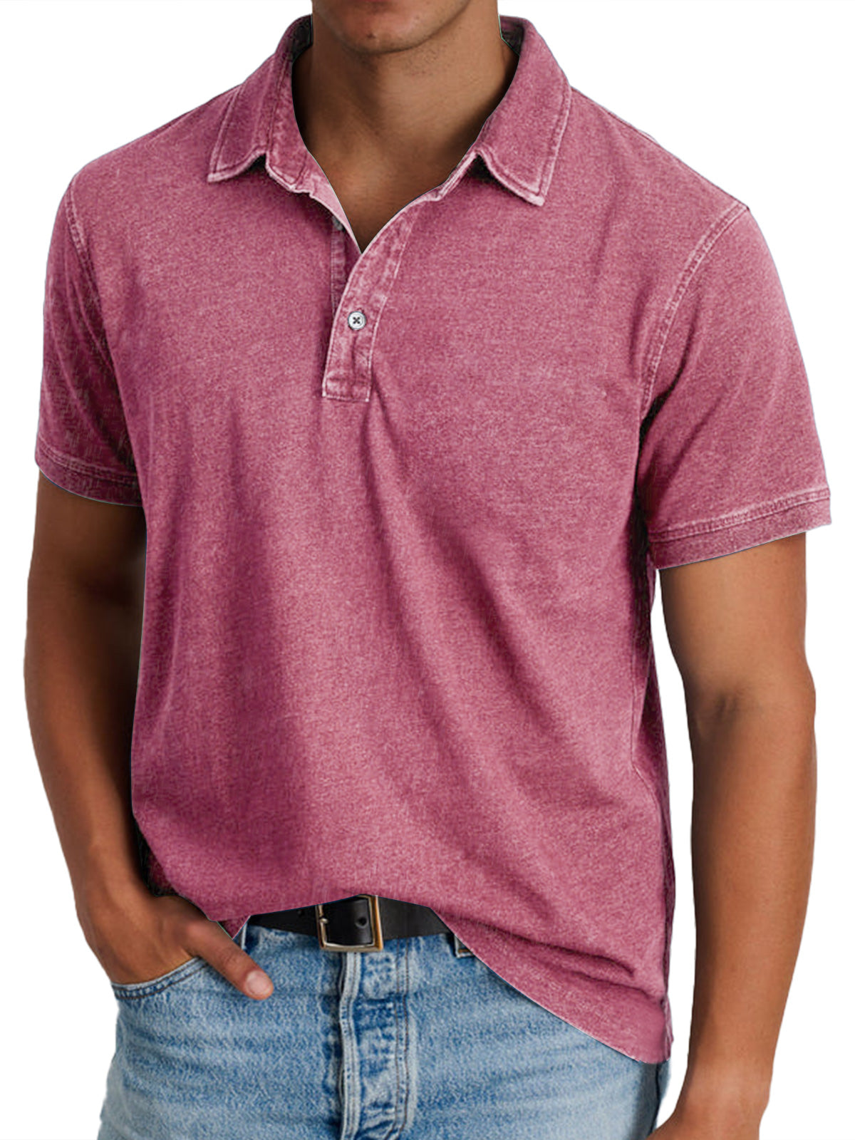 La Baule | Polo avec collier pour hommes