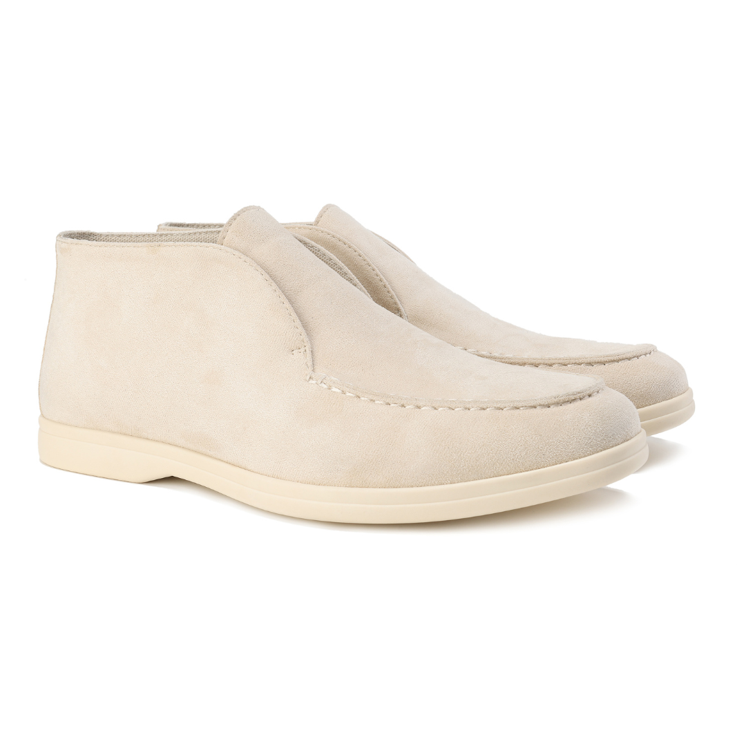 La Baule | Mocassins hauts en daim