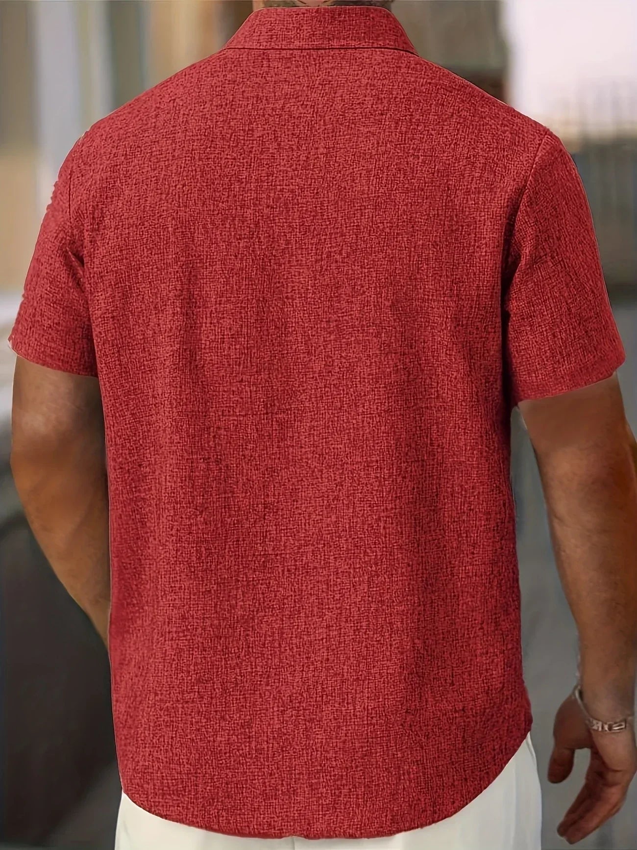 La Baule | Chemise légère à manches courtes en mélange de lin