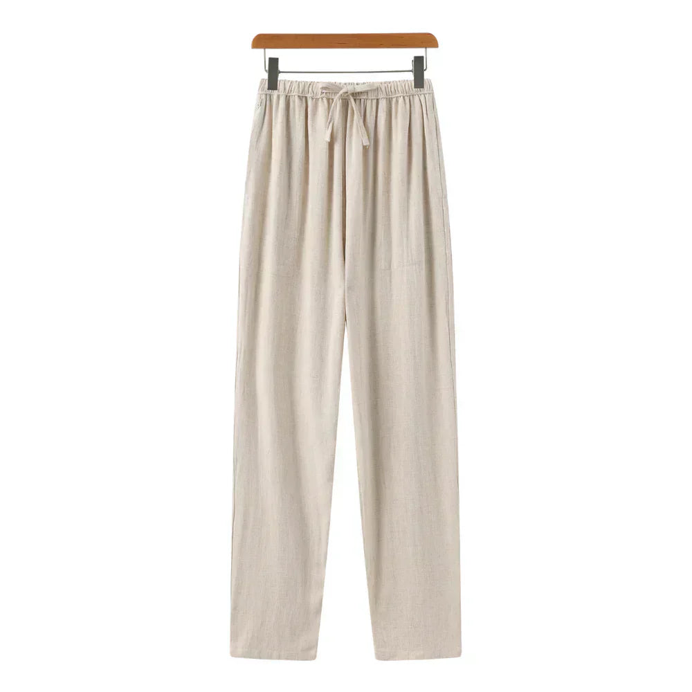 La Baule | Pantalon slim en lin