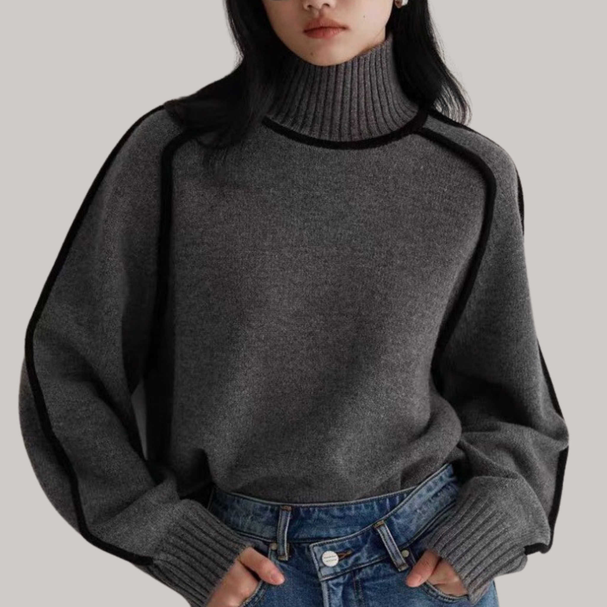 La Baule | Pull à col roulé confortable