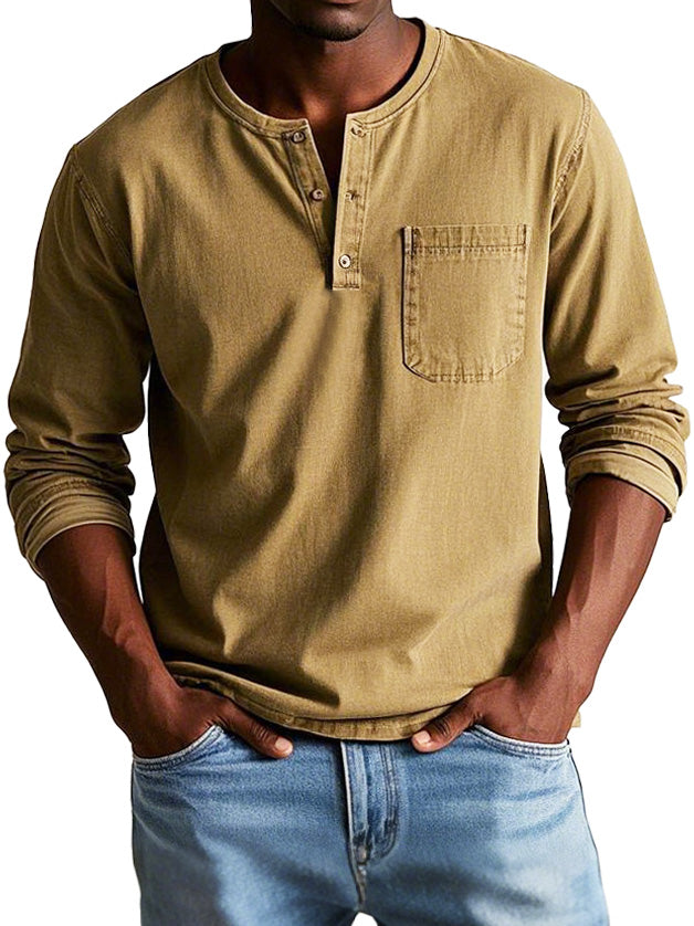 La Baule | Chemise Vintage à Manches Longues