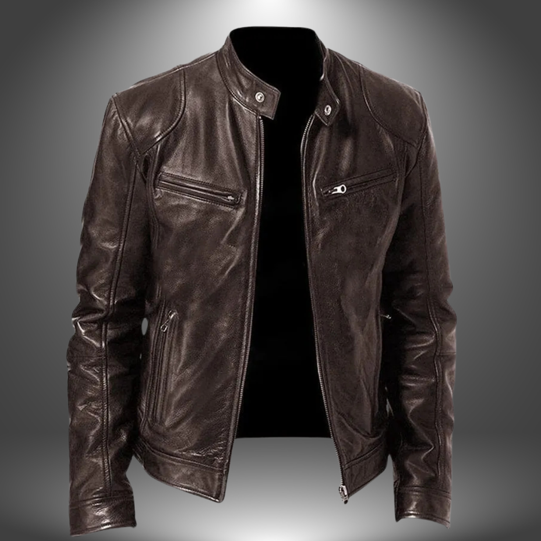 La Baule | Veste en cuir artisanal pour homme