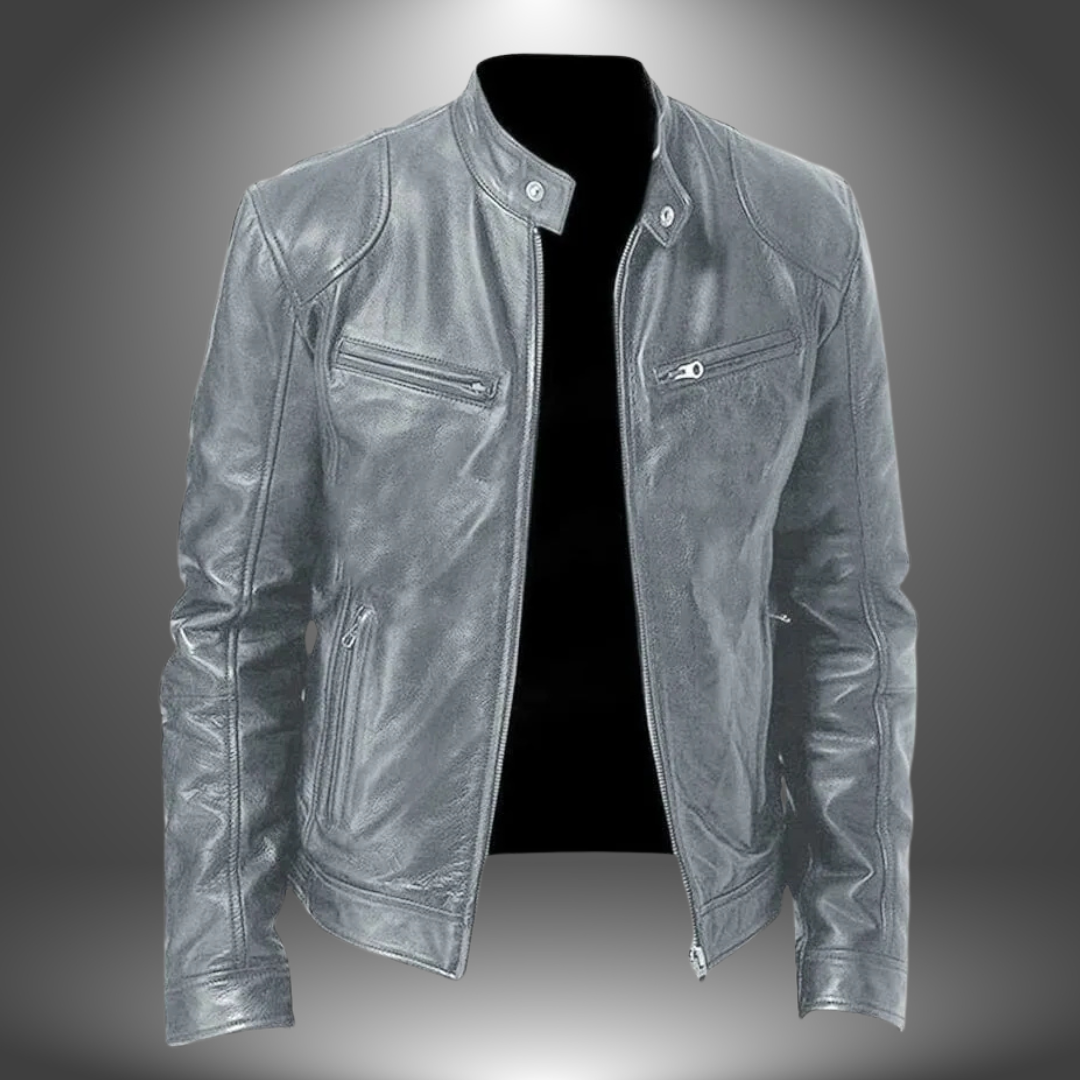 La Baule | Veste en cuir artisanal pour homme