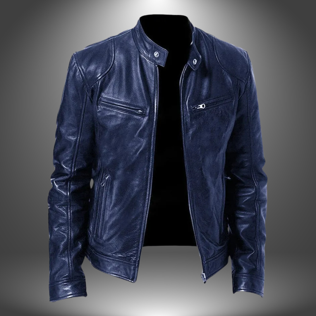 La Baule | Veste en cuir artisanal pour homme
