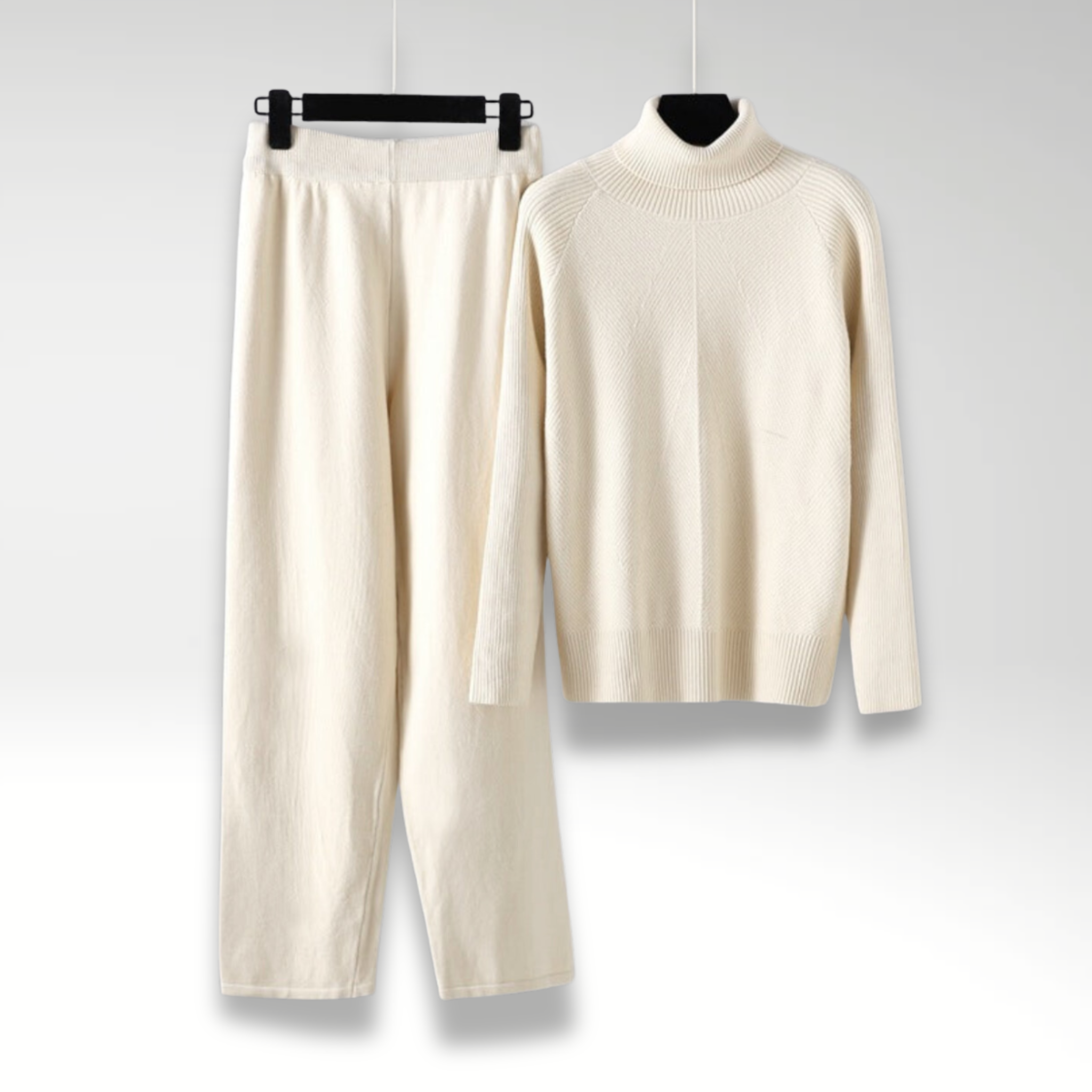 La Baule | Ensemble deux pièces Lounge en tricot torsadé