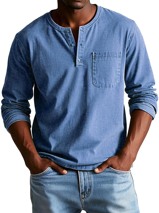 La Baule | Chemise Vintage à Manches Longues