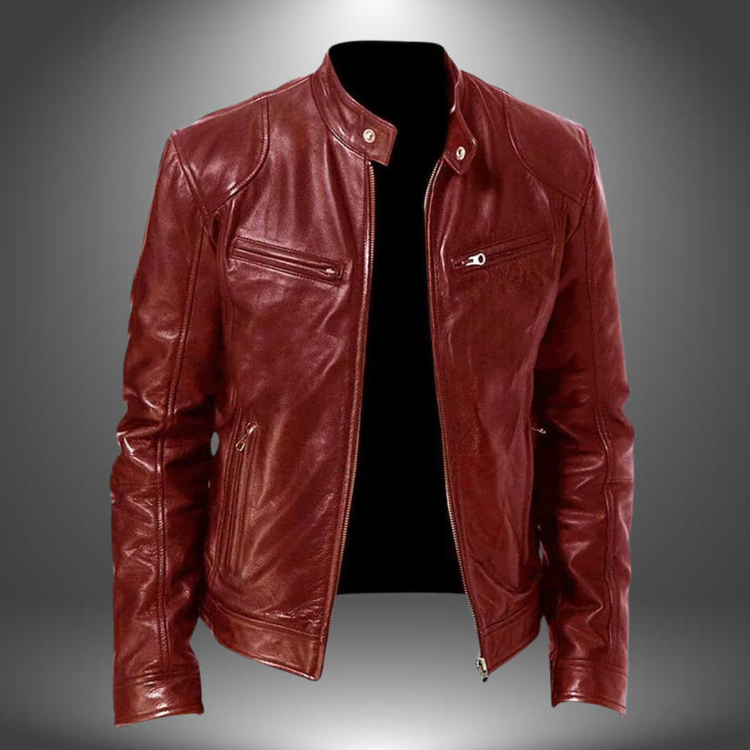 La Baule | Veste en cuir artisanal pour homme