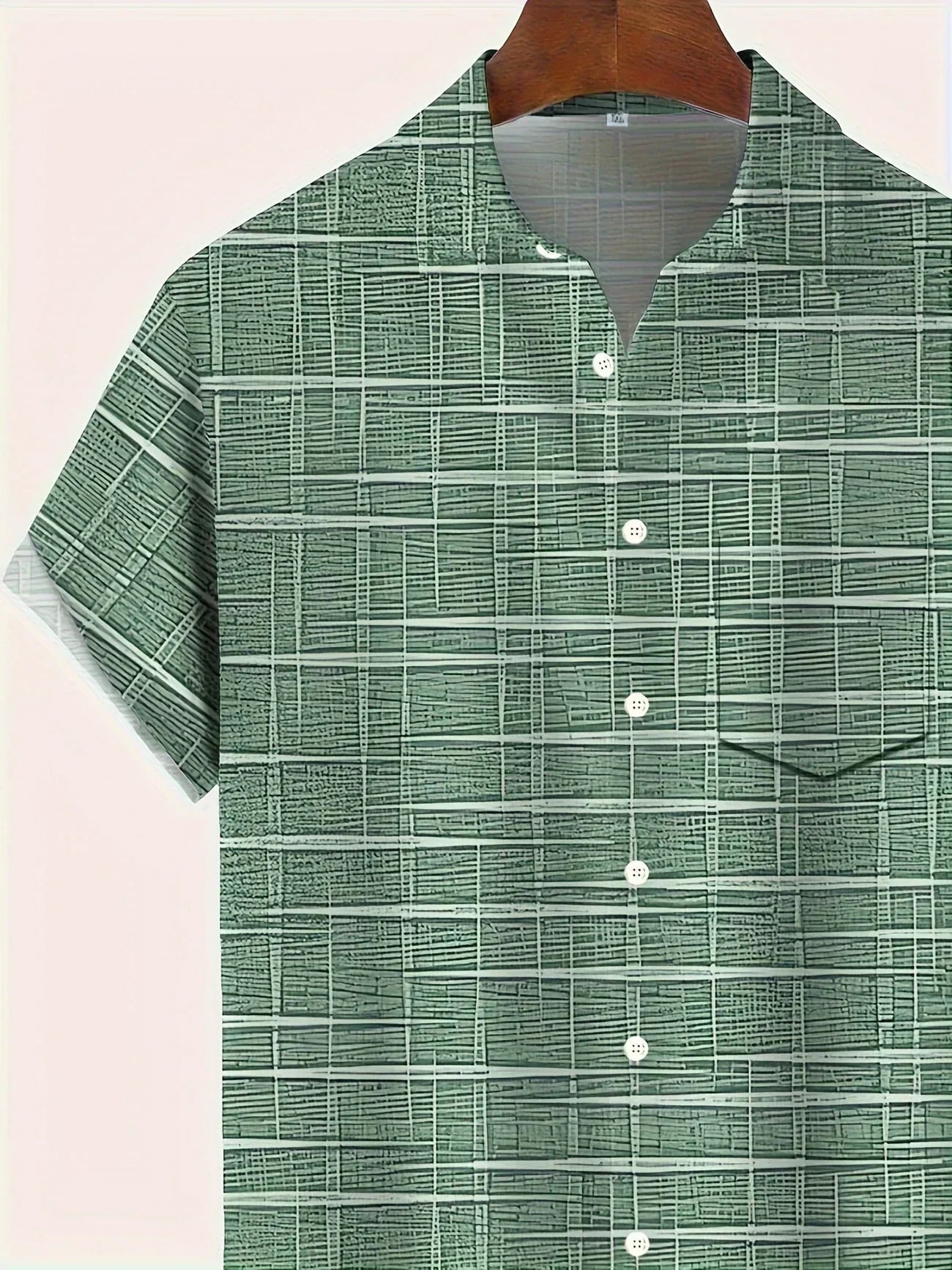 La Baule | Chemise élégante à motif rayé et à carreaux