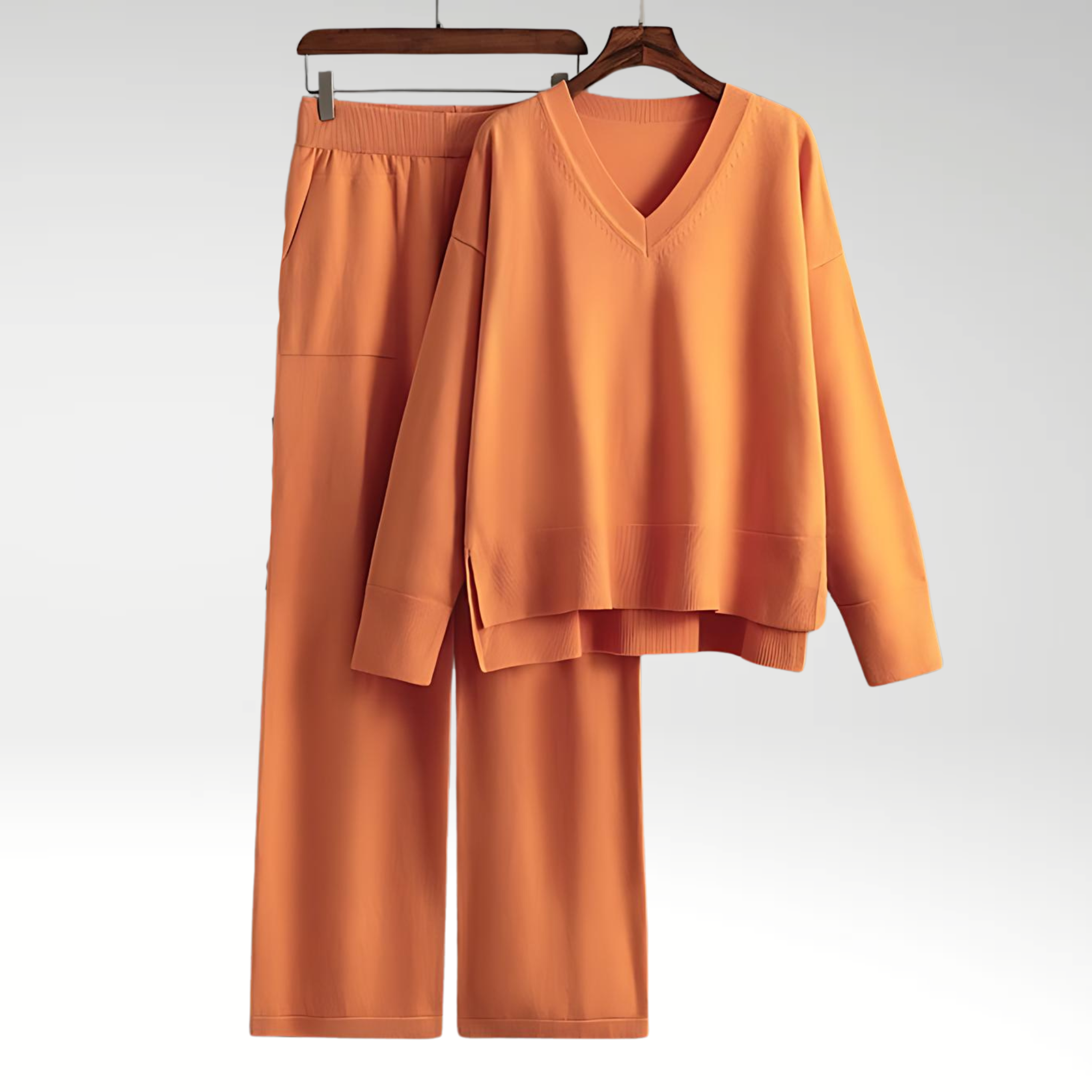 La Baule | Luxe Ensemble deux pièces col V