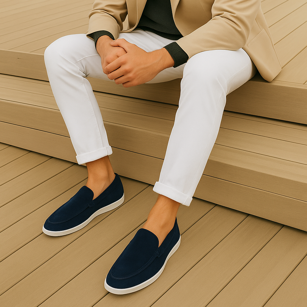 La Baule | Mocassins élégants en suède