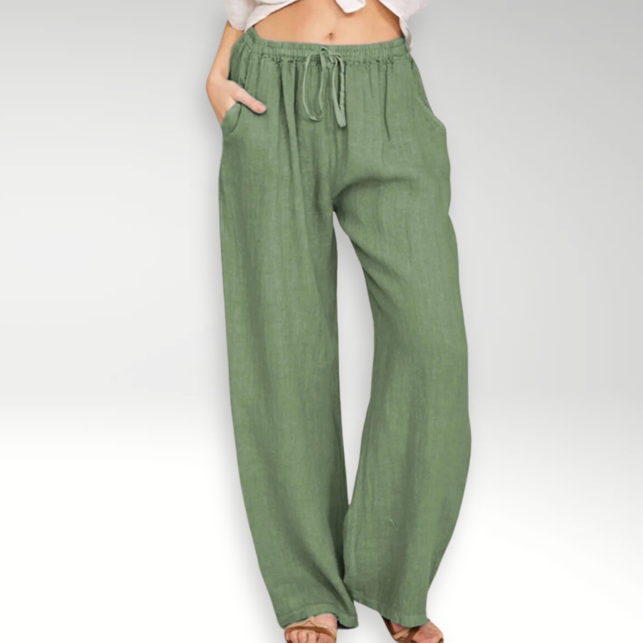 La Baule | Pantalon confort à jambe large