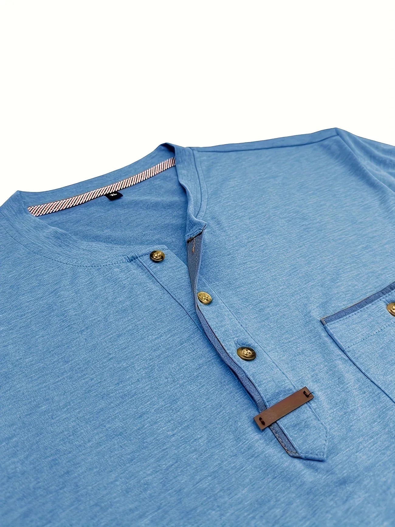 La Baule | T-shirt col rond élégant avec poche