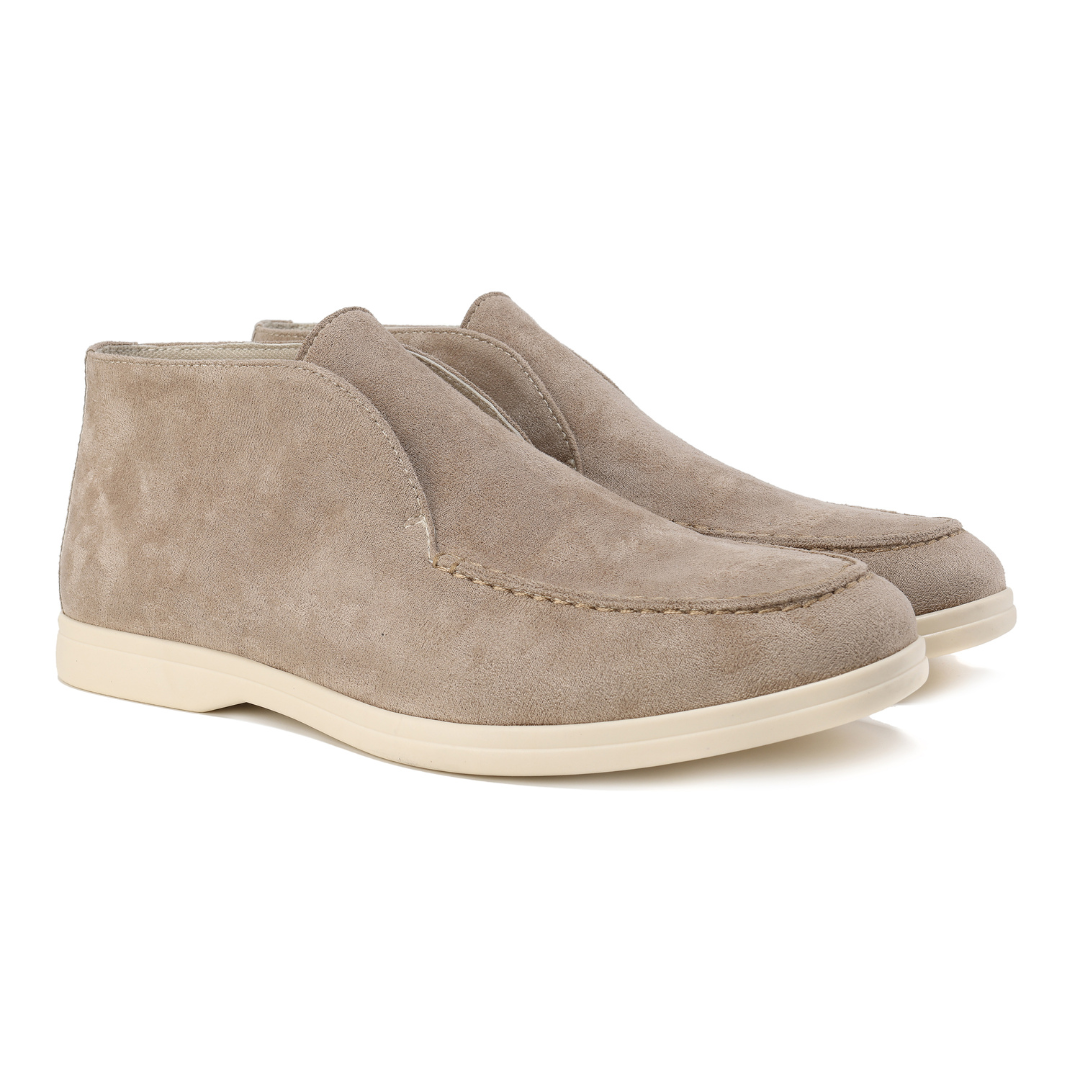 La Baule | Mocassins hauts en daim
