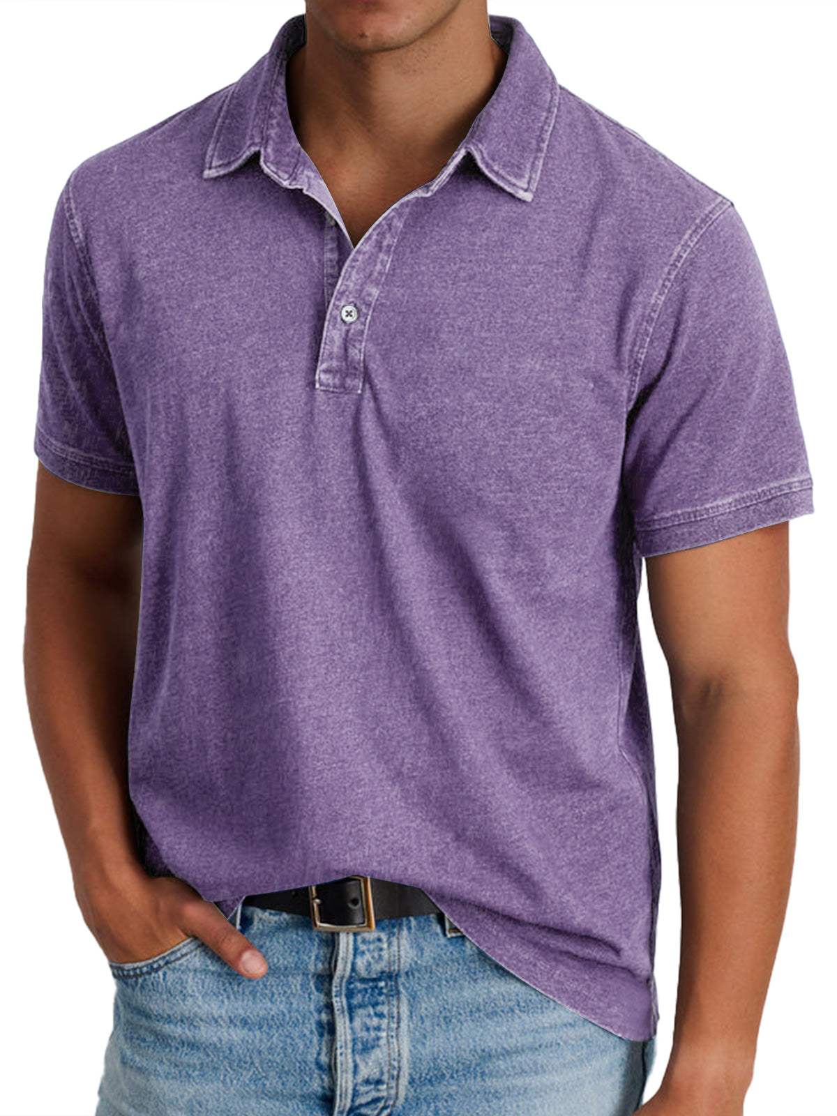 La Baule | Polo avec collier pour hommes