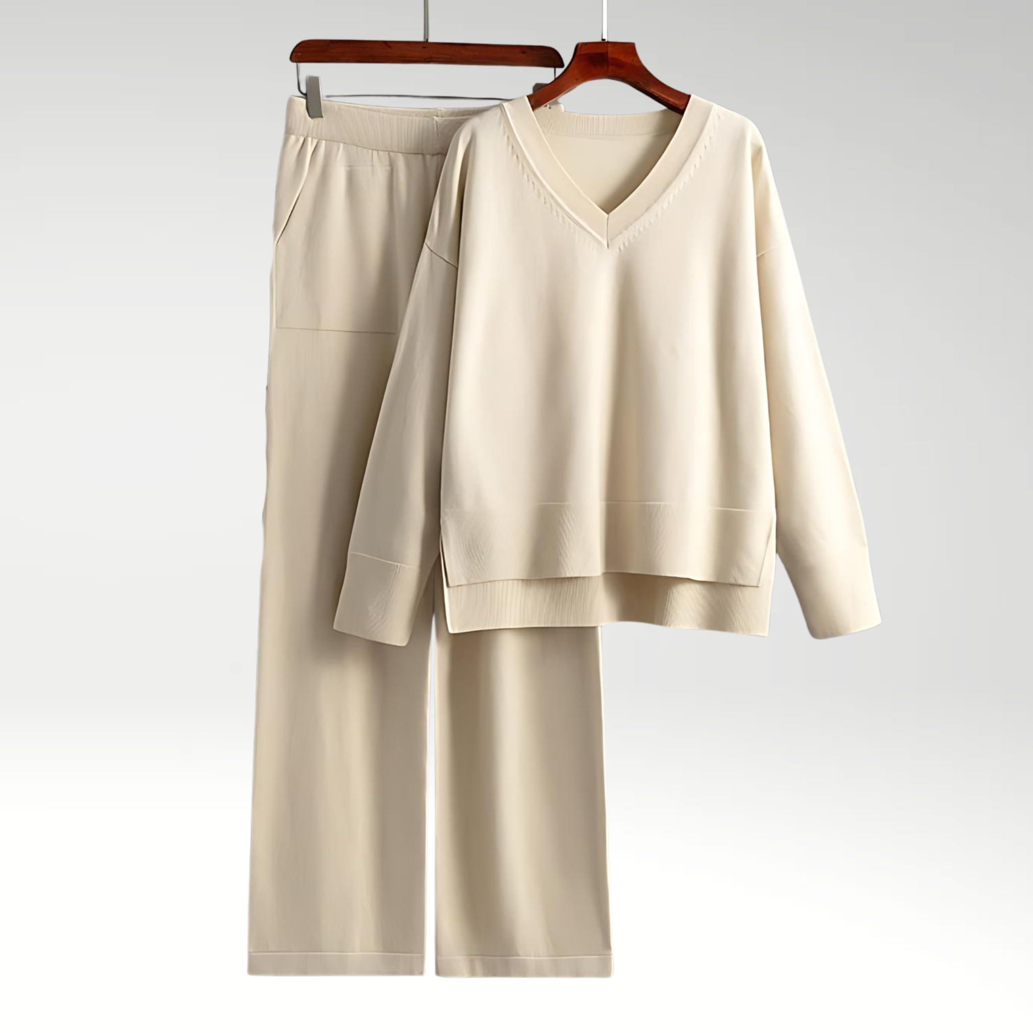 La Baule | Luxe Ensemble deux pièces col V