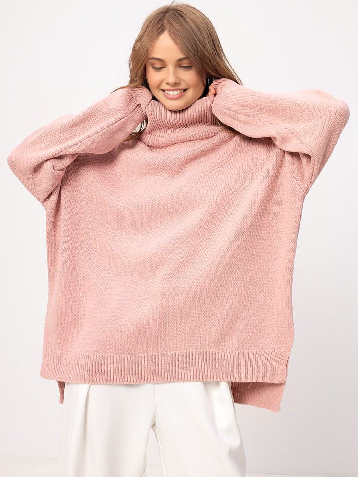 La Baule | Pull avec fente surdimensionnée