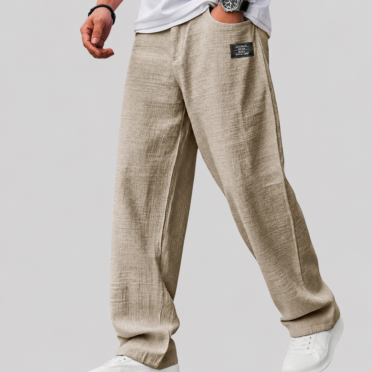 La Baule | Pantalon casual premium en lin