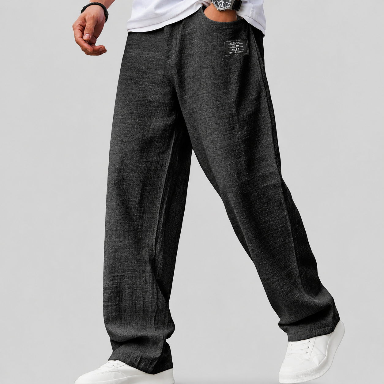 La Baule | Pantalon casual premium en lin
