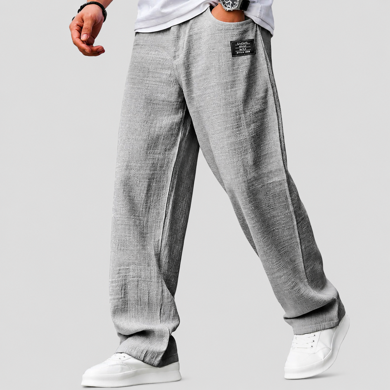 La Baule | Pantalon casual premium en lin