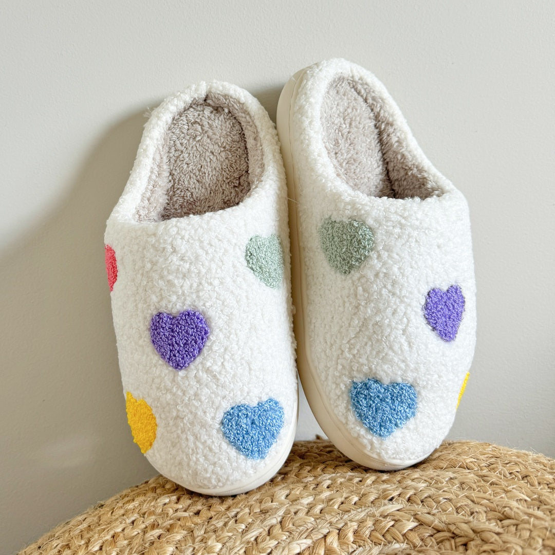 La Baule | Colourful Heart Slippers