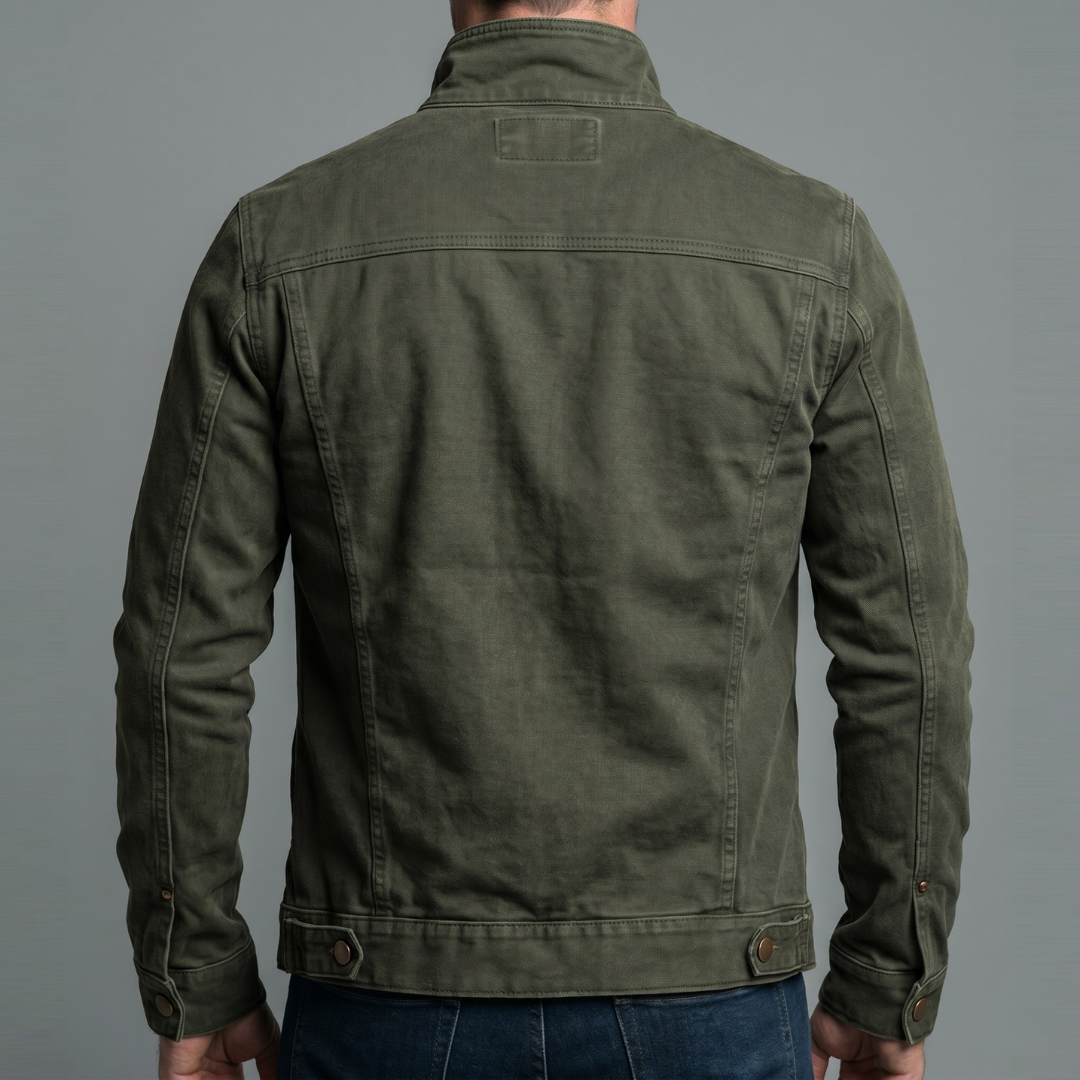 La Baule | Veste vintage en coton avec fermeture zippée
