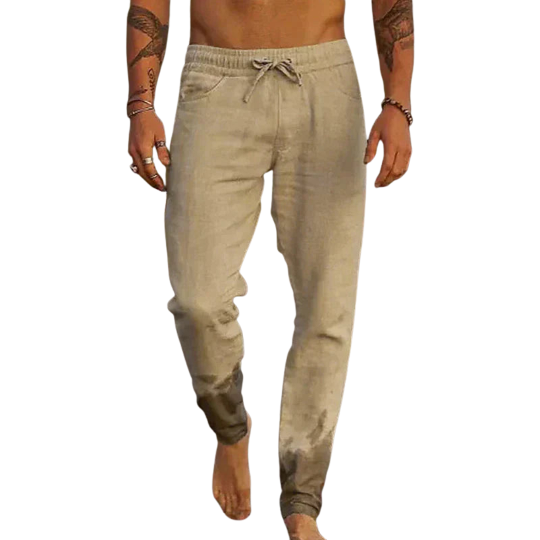 La Baule | Pantalon de plage en lin