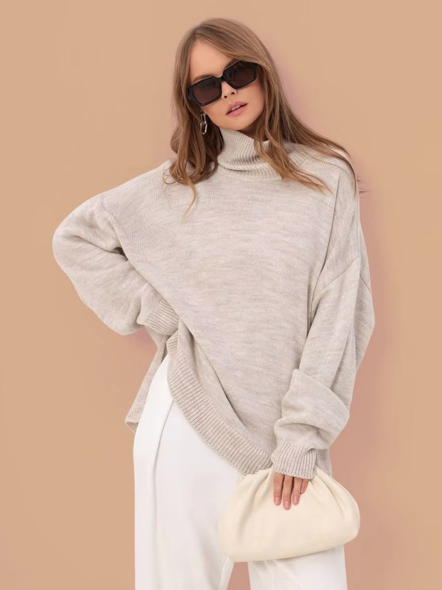 La Baule | Pull avec fente surdimensionnée