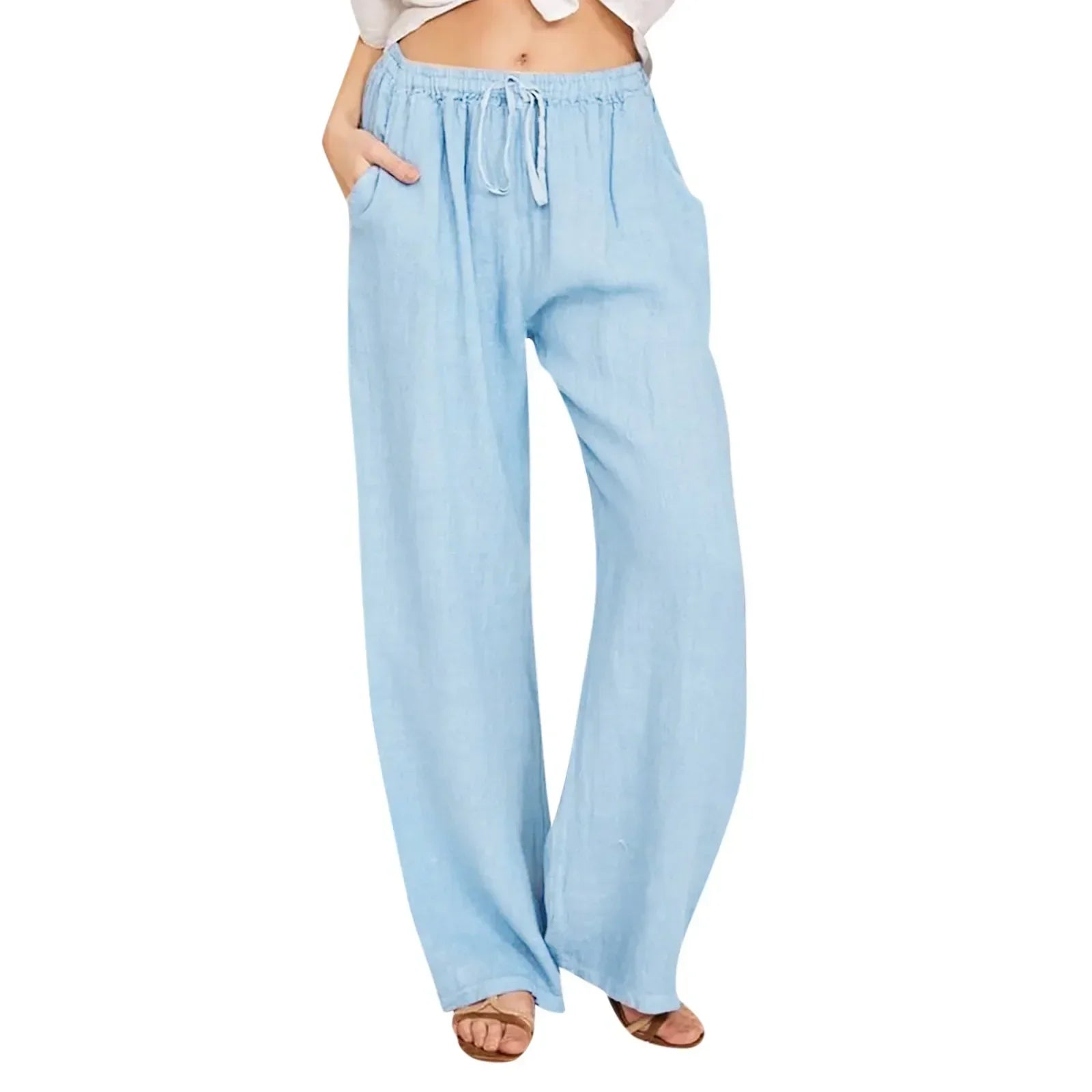 La Baule | Pantalon confort à jambe large