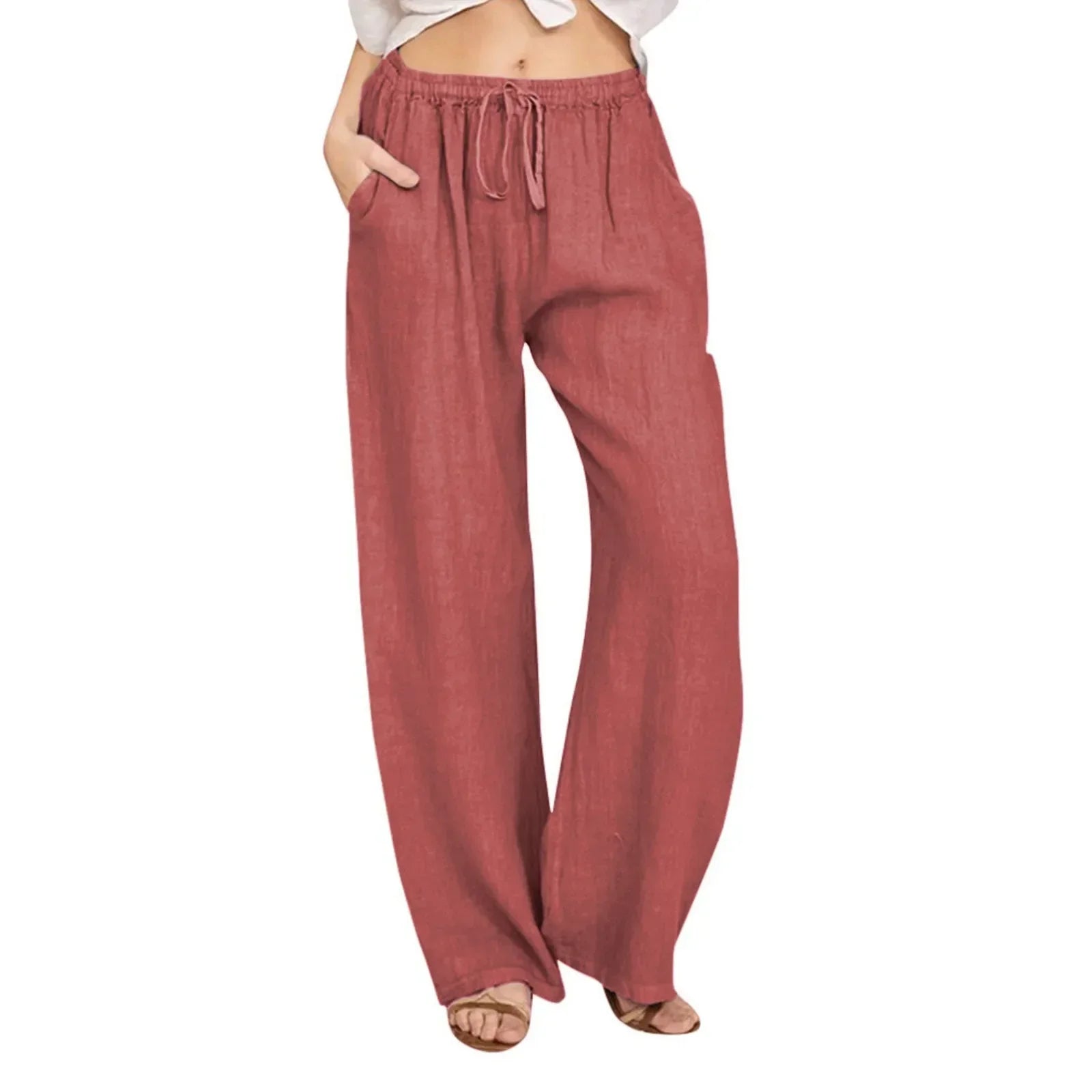 La Baule | Pantalon confort à jambe large