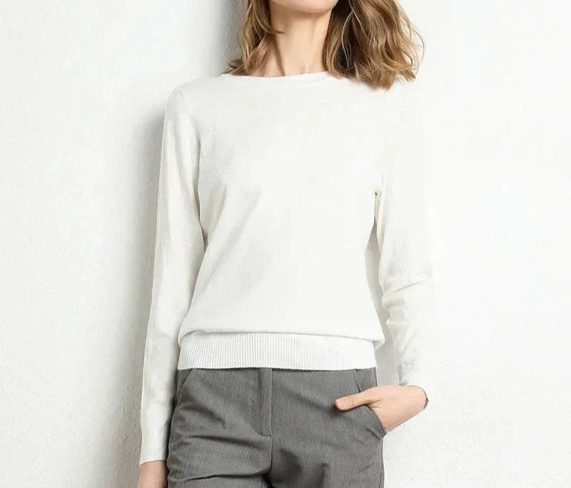 La Baule | Pull confort en laine essentiel