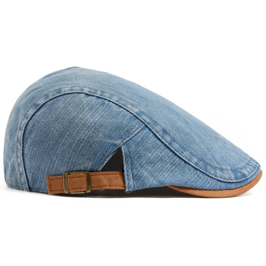 La Baule | Casquette plate premium en denim – style intemporel et confort quotidien