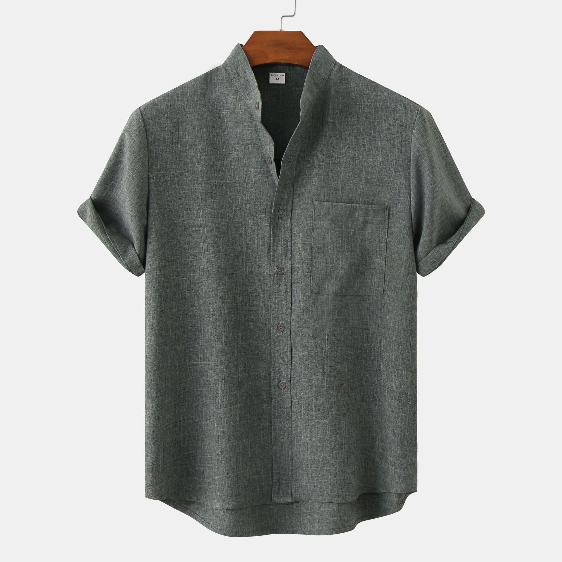 La Baule | Chemise en coton unie avec boutons