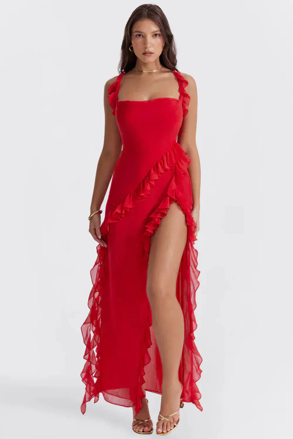 La Baule | Robe élégante avec jambes ouvertes