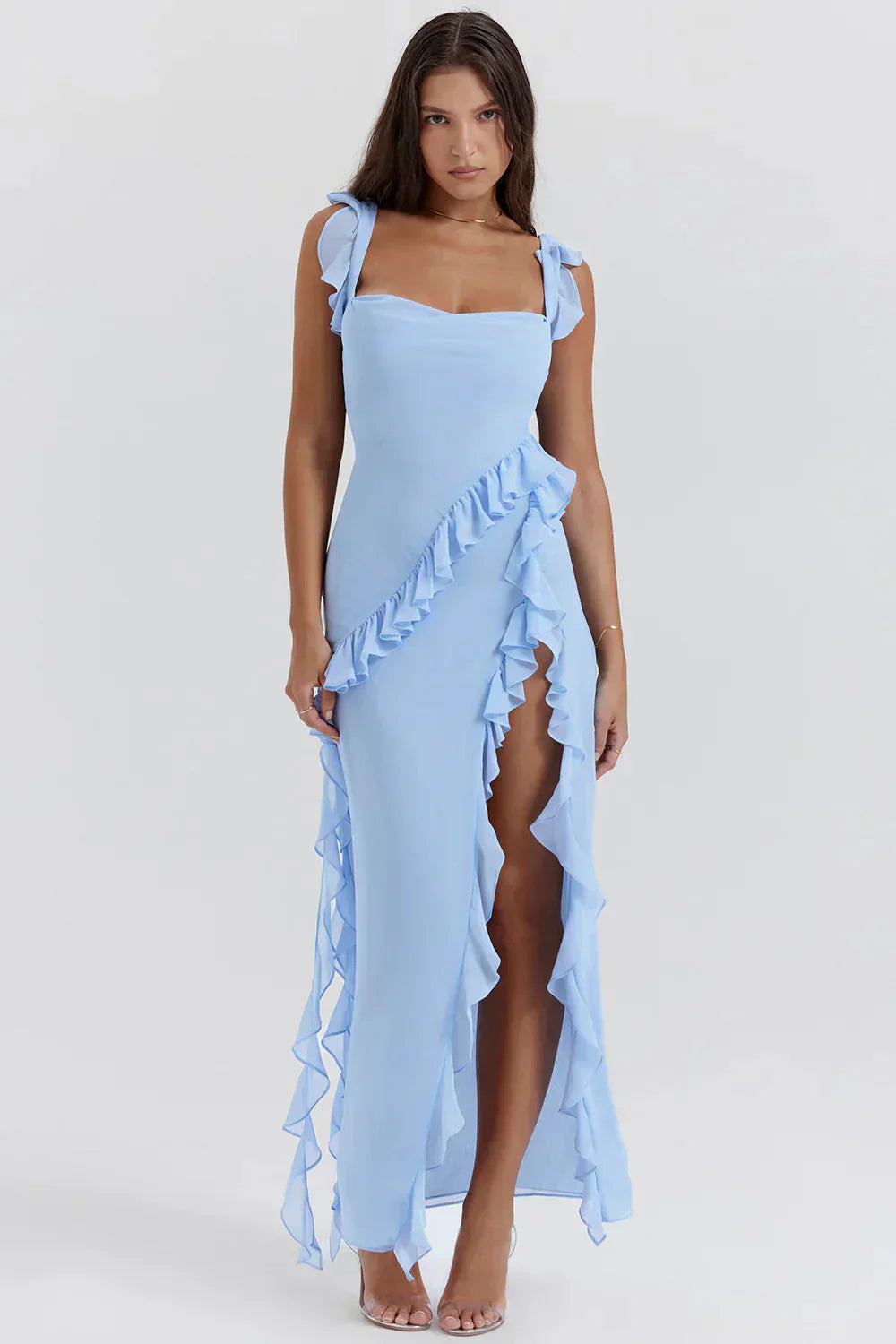 La Baule | Robe élégante avec jambes ouvertes