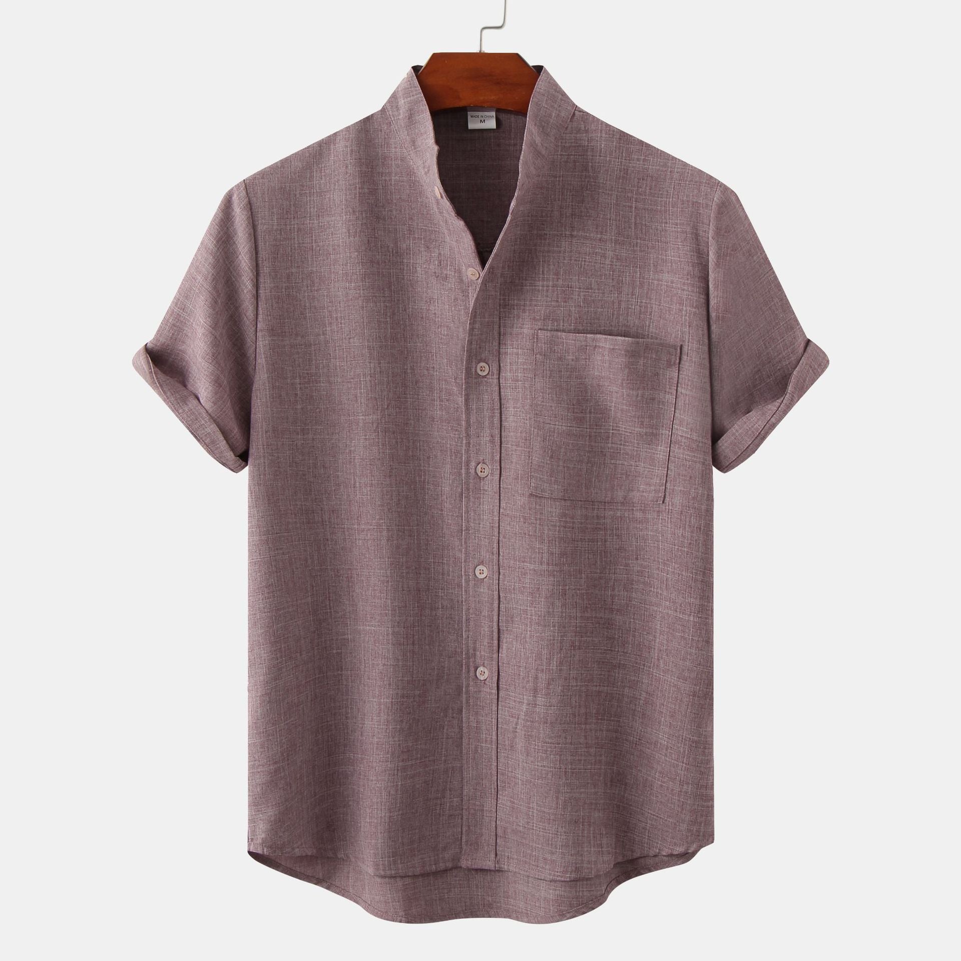 La Baule | Chemise en coton unie avec boutons