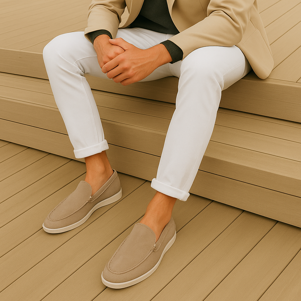 La Baule | Mocassins élégants en suède