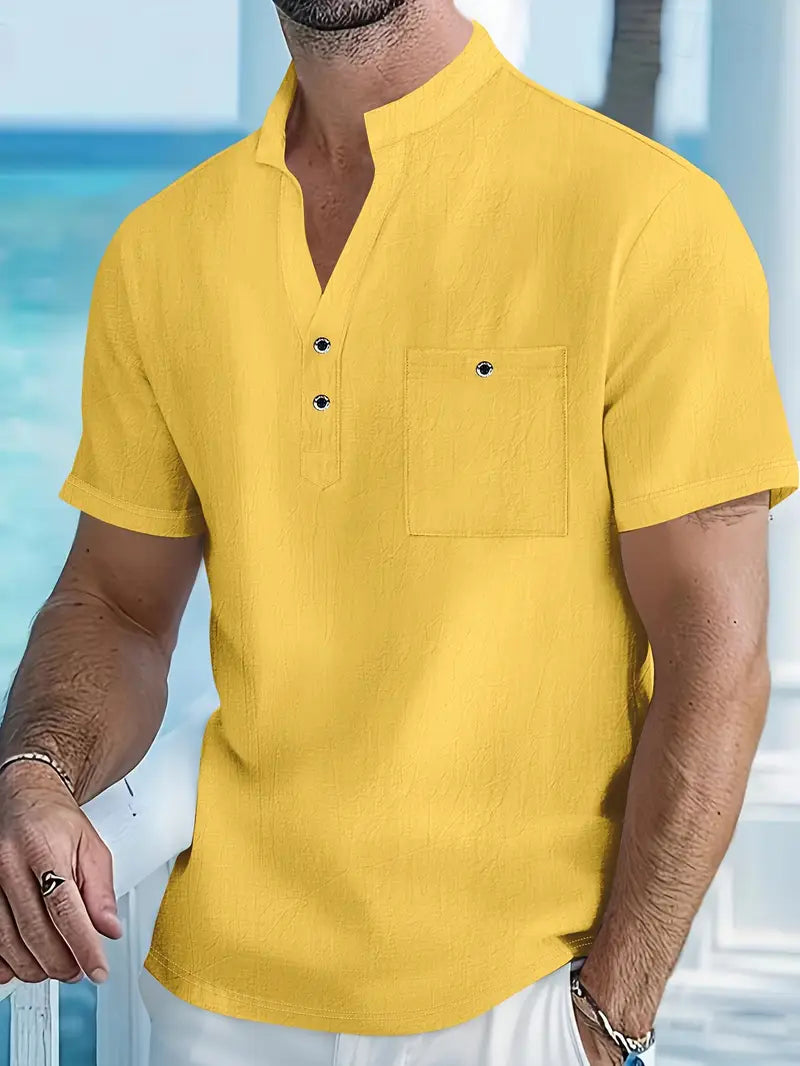 La Baule | Chemise élégante à manches courtes