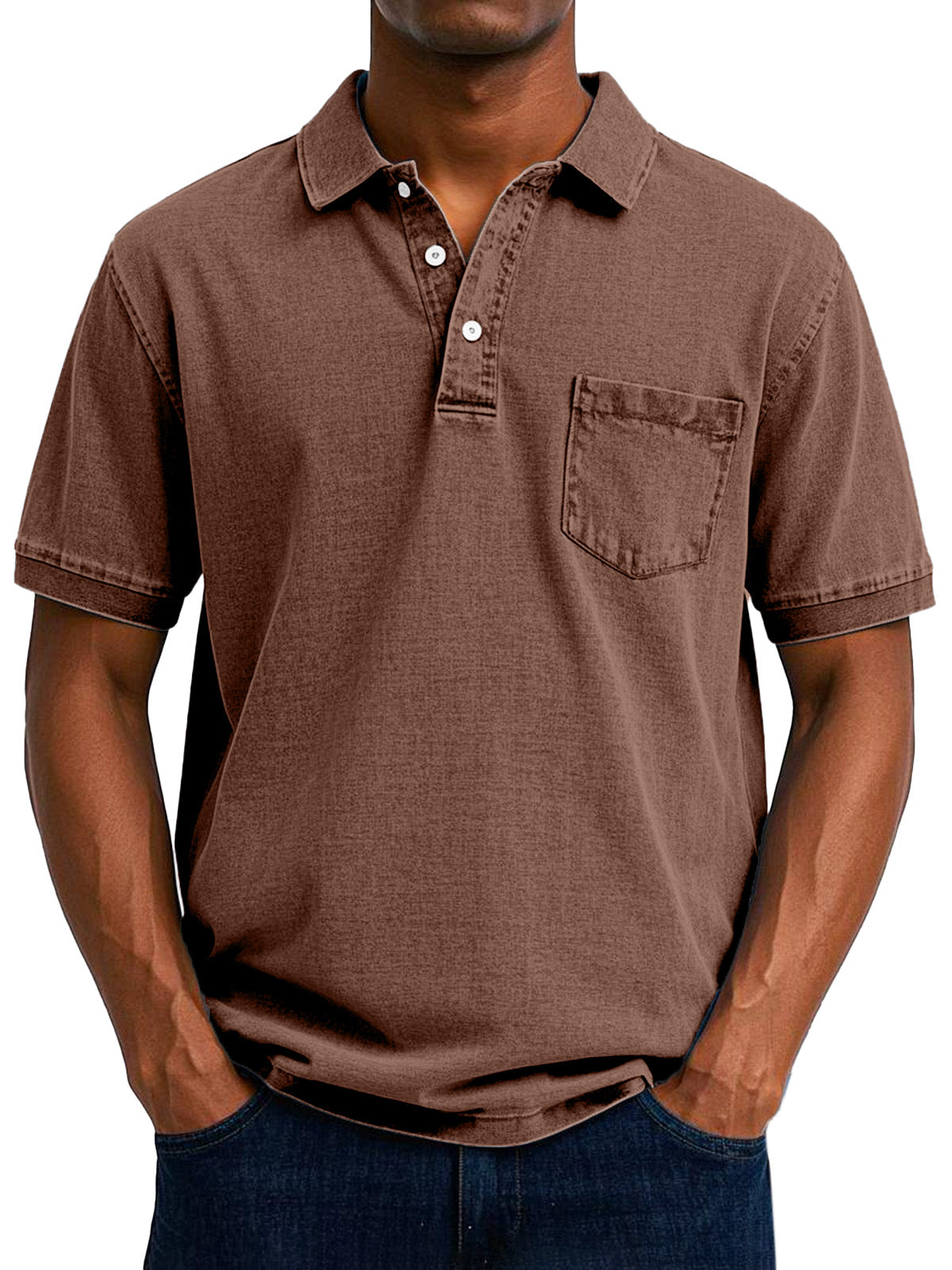 La Baule  | Chemise Polo Vintage Décontractée pour Homme