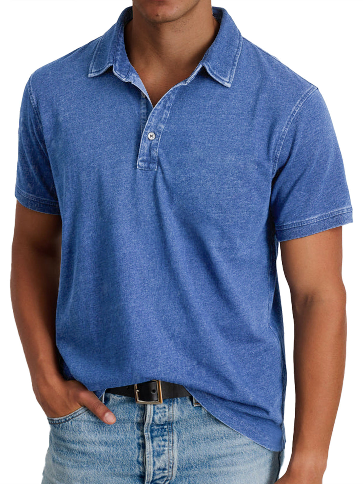 La Baule | Polo avec collier pour hommes