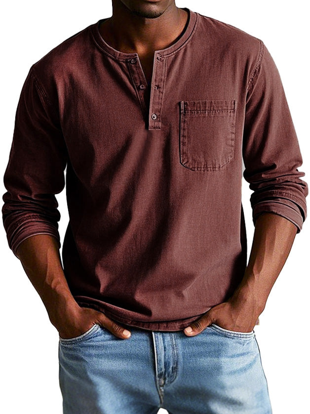 La Baule | Chemise Vintage à Manches Longues