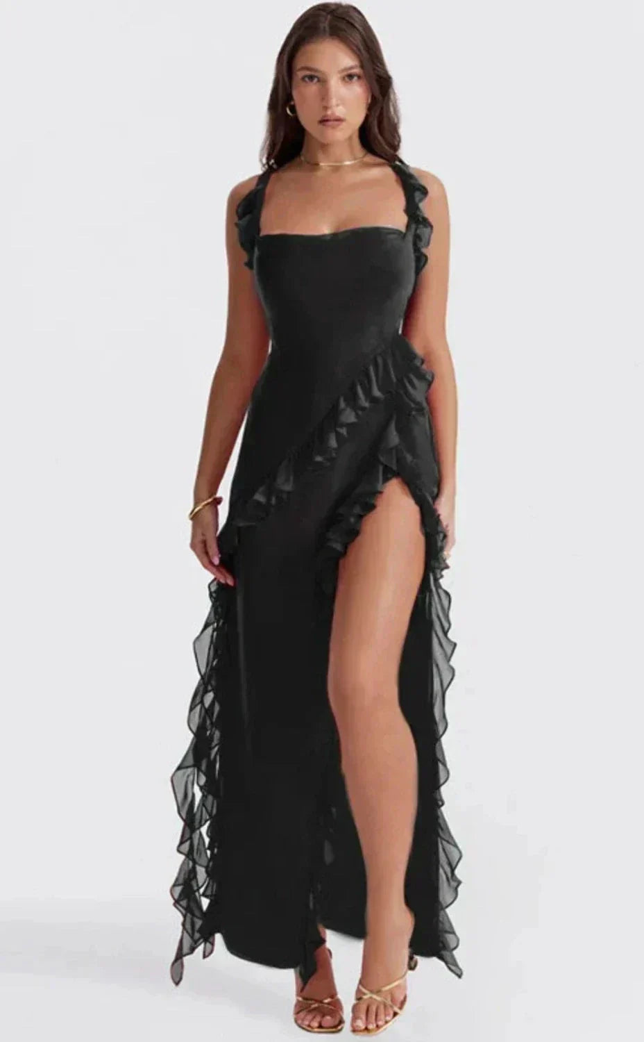 La Baule | Robe élégante avec jambes ouvertes