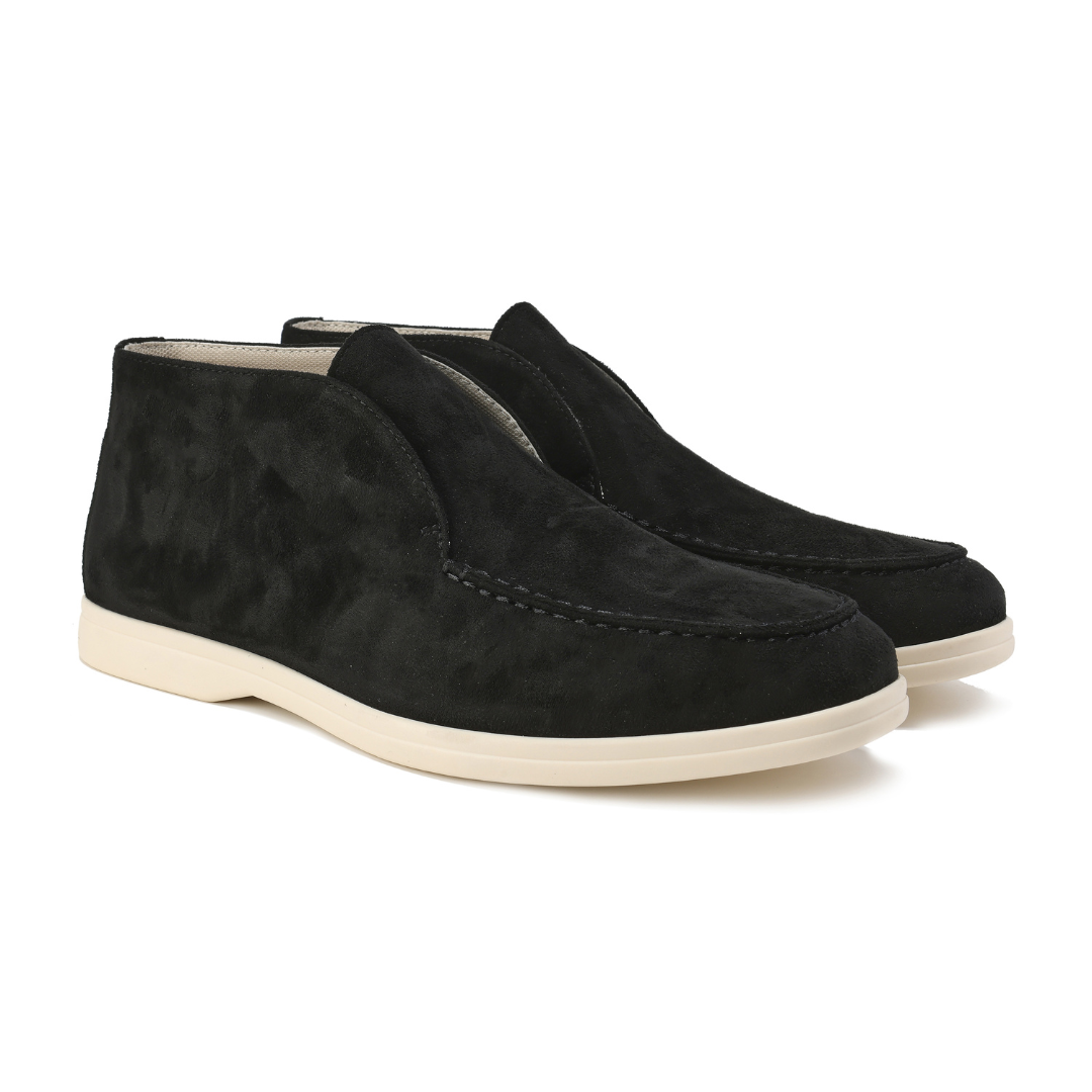 La Baule | Mocassins hauts en daim
