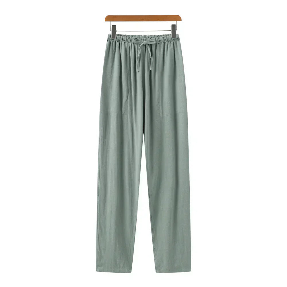 La Baule | Pantalon slim en lin