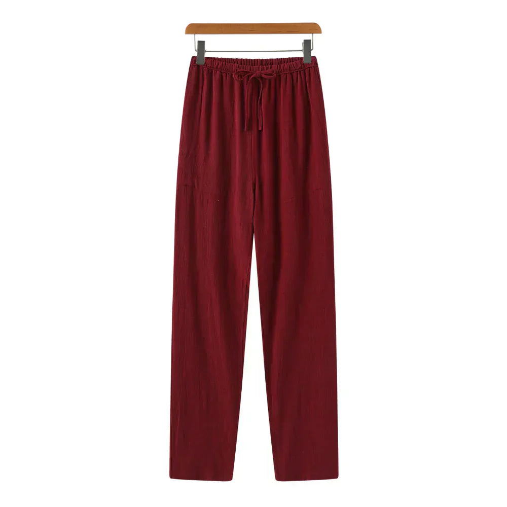 La Baule | Pantalon slim en lin