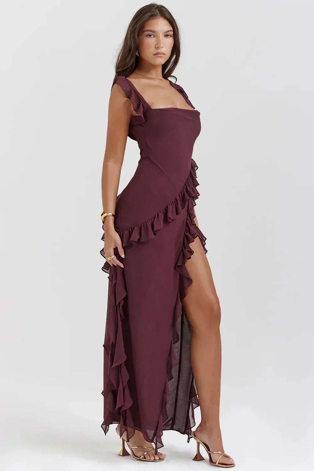 La Baule | Robe élégante avec jambes ouvertes