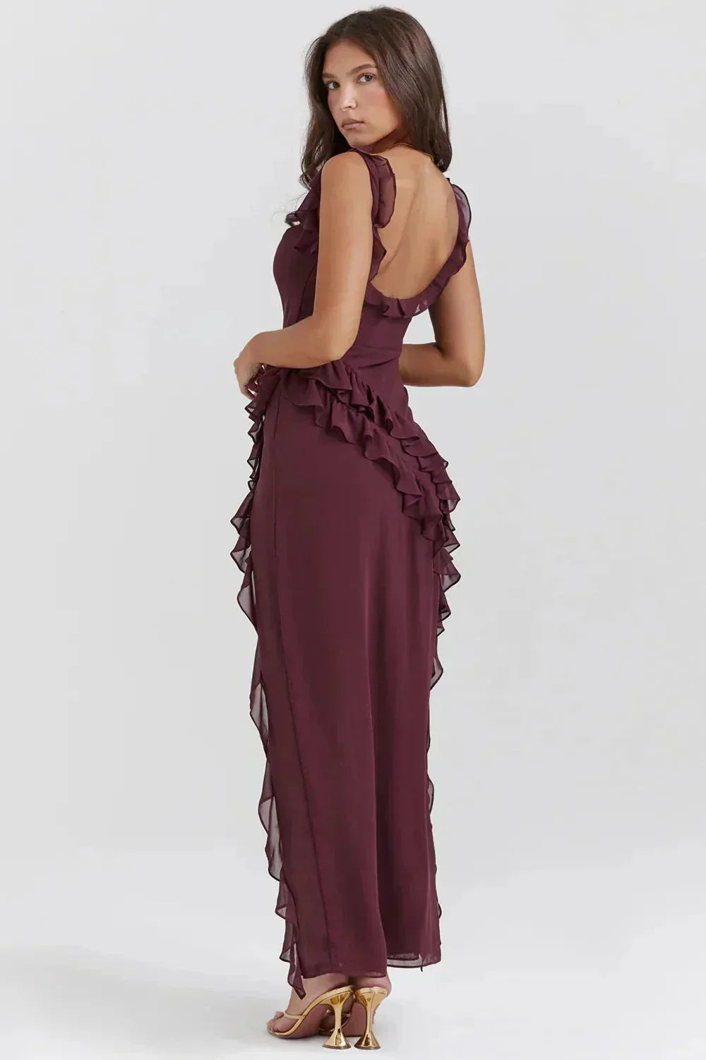 La Baule | Robe élégante avec jambes ouvertes
