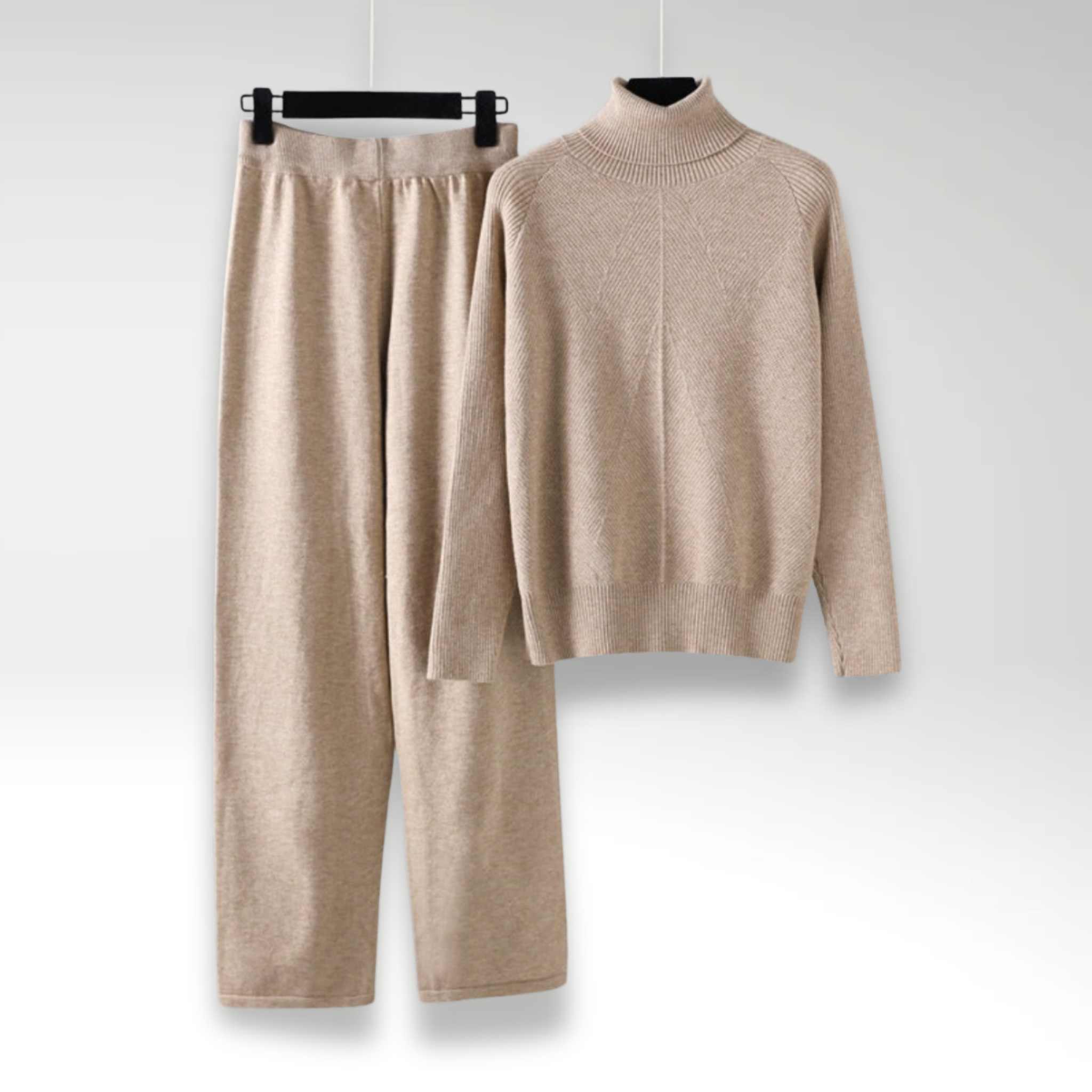 La Baule | Ensemble deux pièces Lounge en tricot torsadé