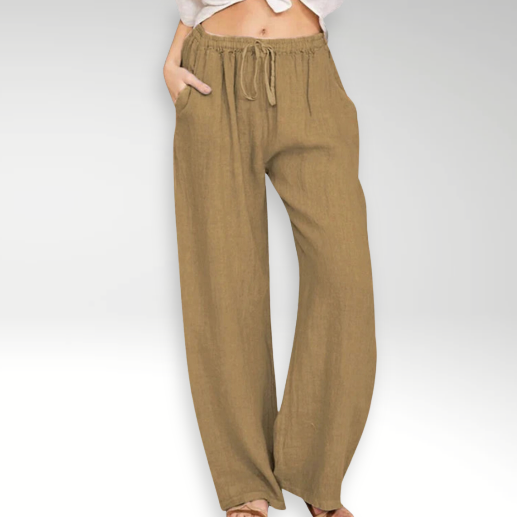 La Baule | Pantalon confort à jambe large